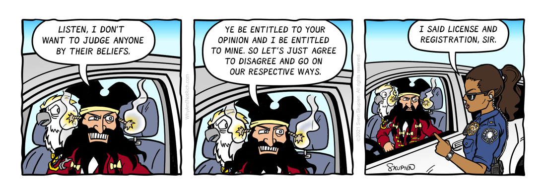  Doomed to Repeat - Blackbeard Comic Strip